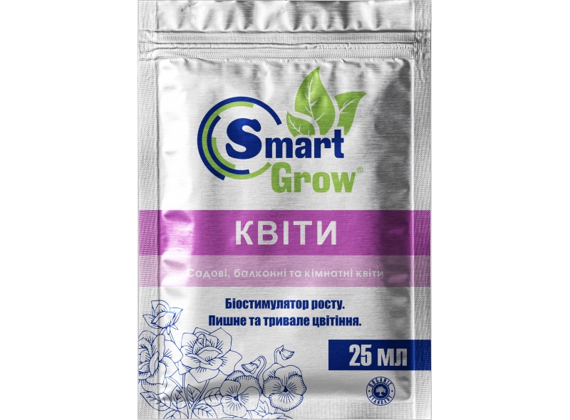 Добриво Smart Grow Квіти, 25мл Добриво Smart Grow Квіти, 25мл
